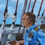 Portrait of Capt. Matthew Meilstrup, captain of the USCG Barque Eagle